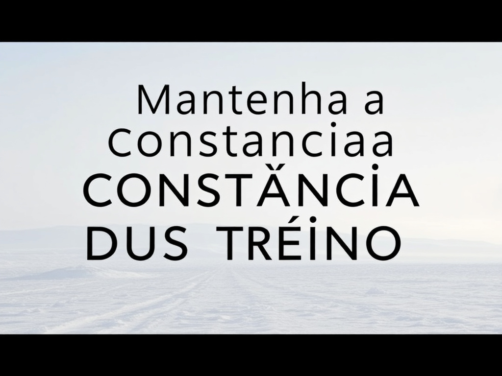 Mantenha a Constância nos Treinos Durante o Inverno