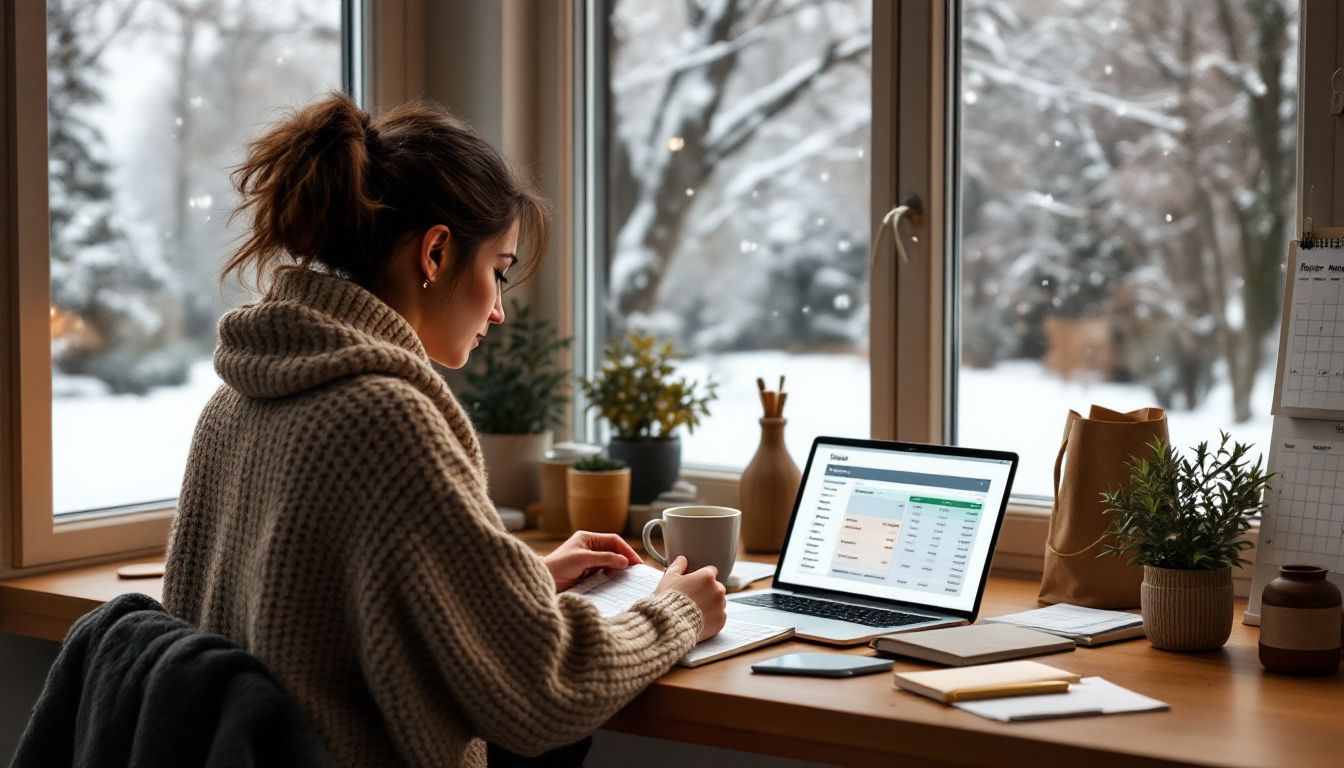 Organização financeira no inverno: rotina prática para o orçamento doméstico