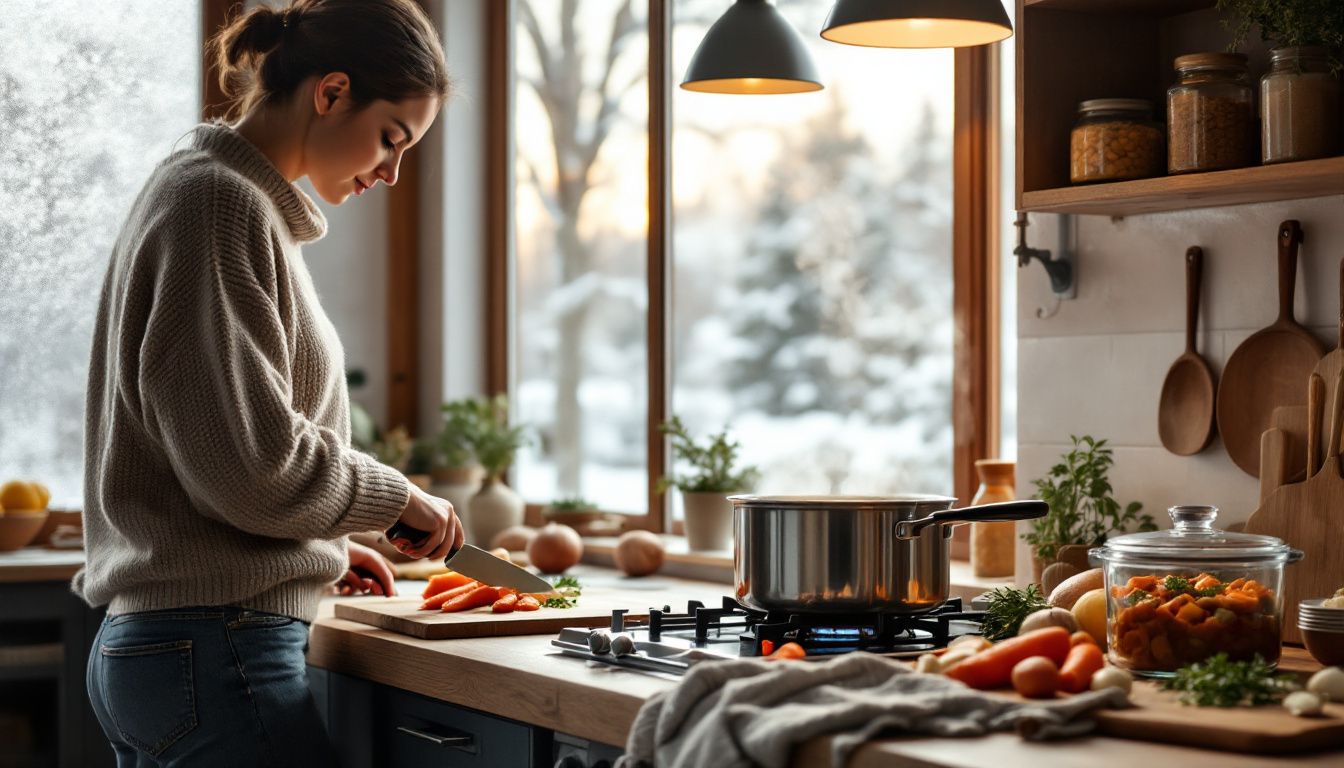 Cozinha caseira de inverno: receitas simples, ingredientes acessíveis e aproveitamento consciente