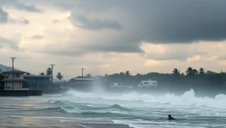 Ventos fortes causam danos em Angra dos Reis e região serrana do Rio de Janeiro
