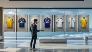 Neymar exibe coleção de camisas autografadas em mansão de R$ 50 milhões em Santos