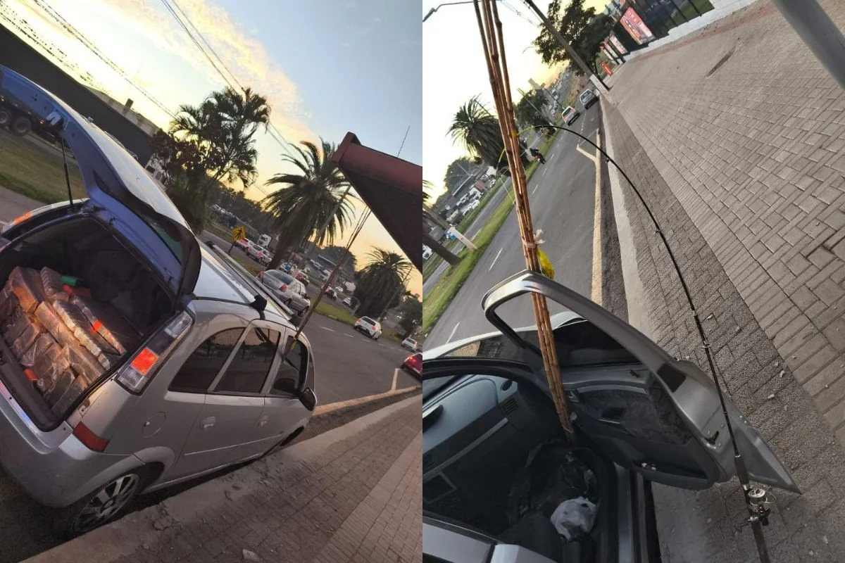 Trafficker disguises as fisherman, putting rods in car, but ends up arrested after police find 270 kg of marijuana in trunk, in PR