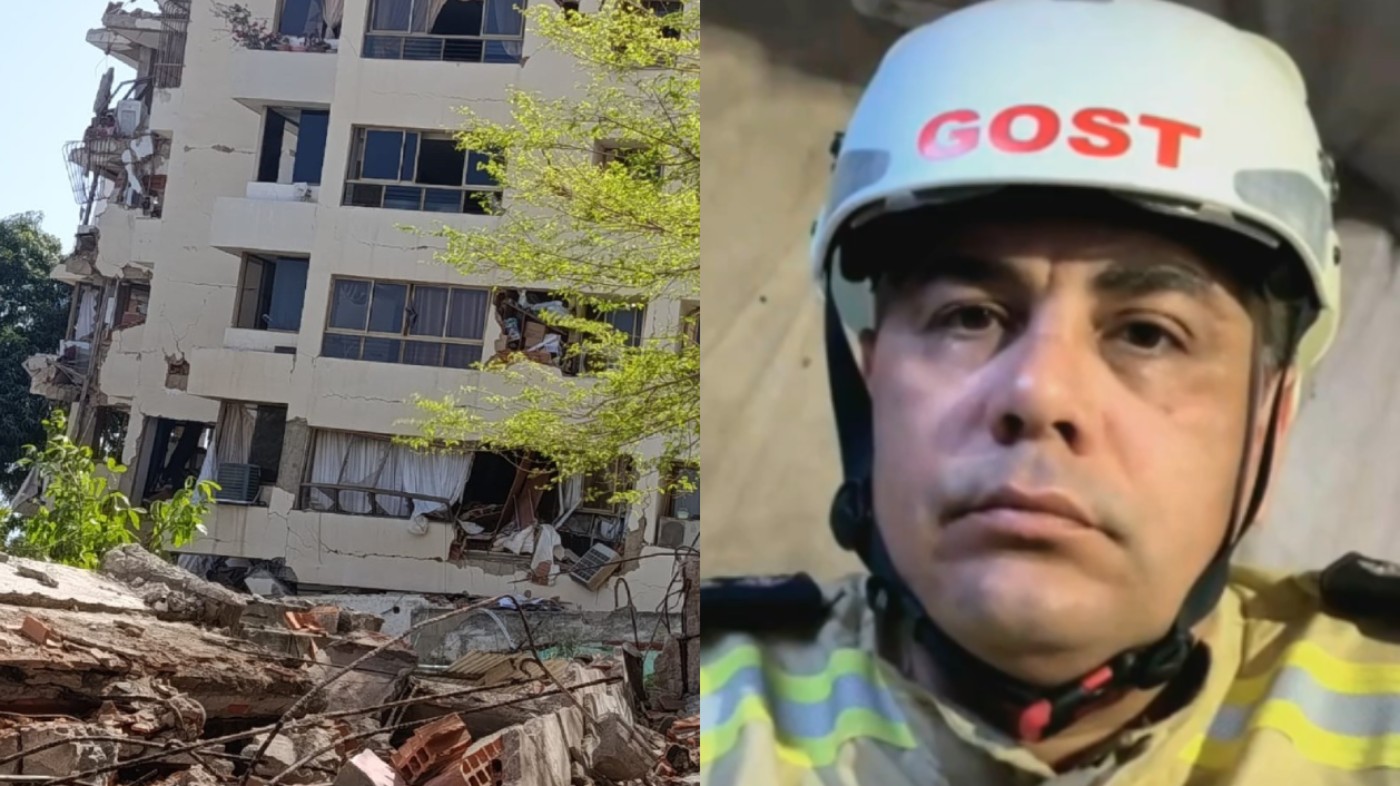 Bombeiros do Paraná buscam sobreviventes em 'espaços vitais' após terremotos na Venezuela