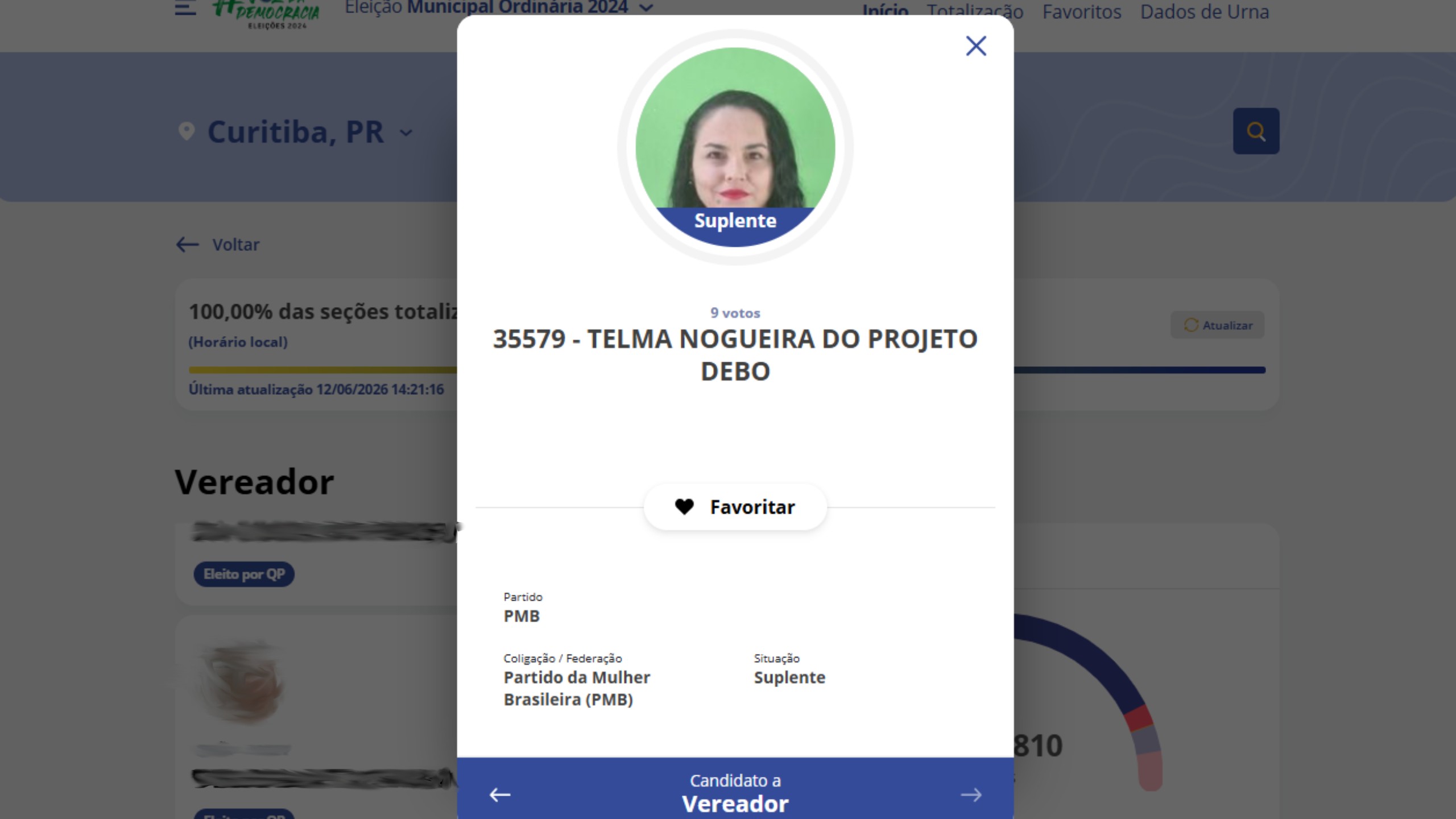 Após candidata receber material de campanha com número de outro candidato, Justiça Eleitoral anula votos do PMB por fraude à cota de gênero em Curitiba