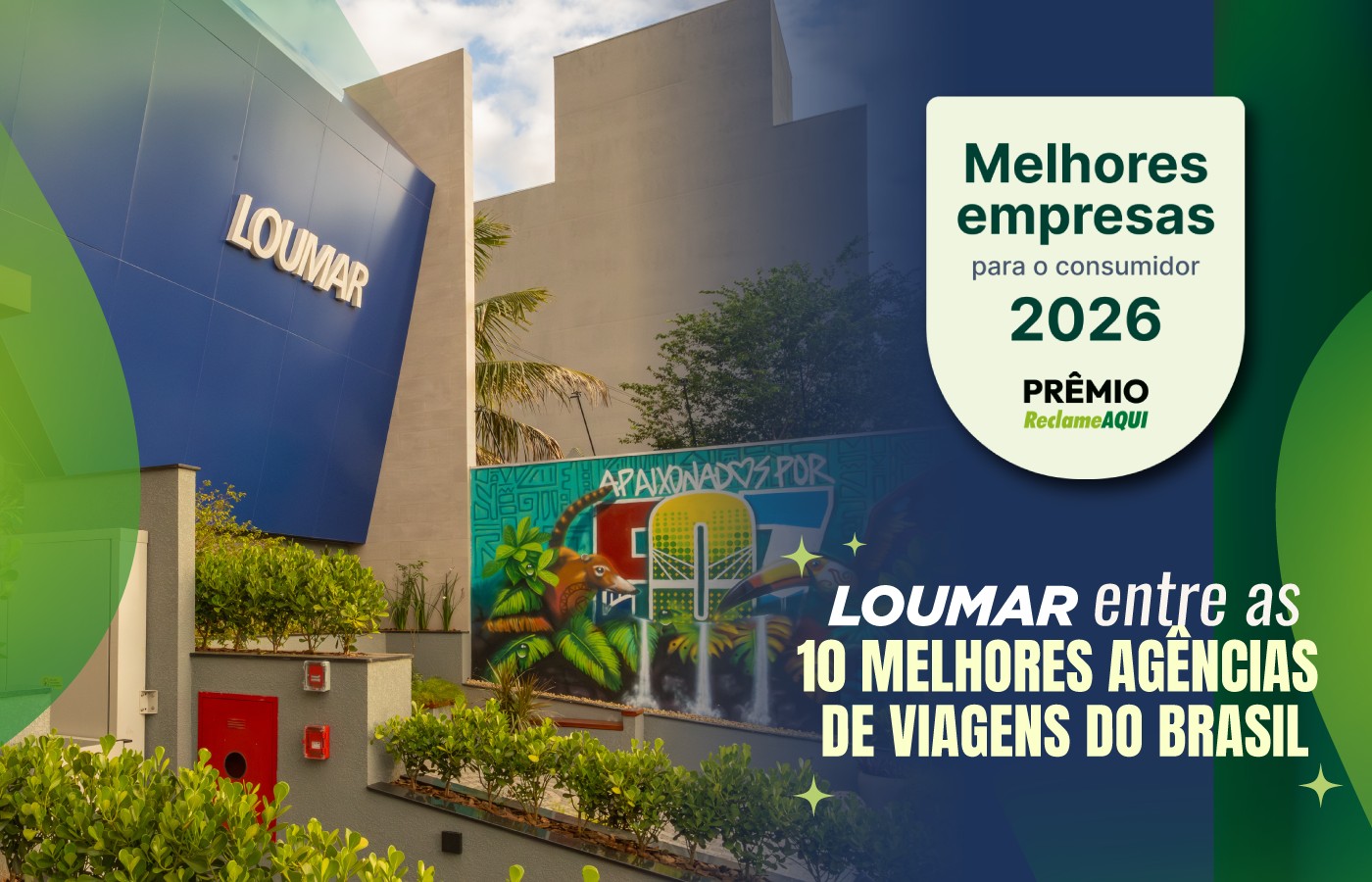 Loumar está entre as 10 melhores agências de viagens do Brasil no Reclame AQUI