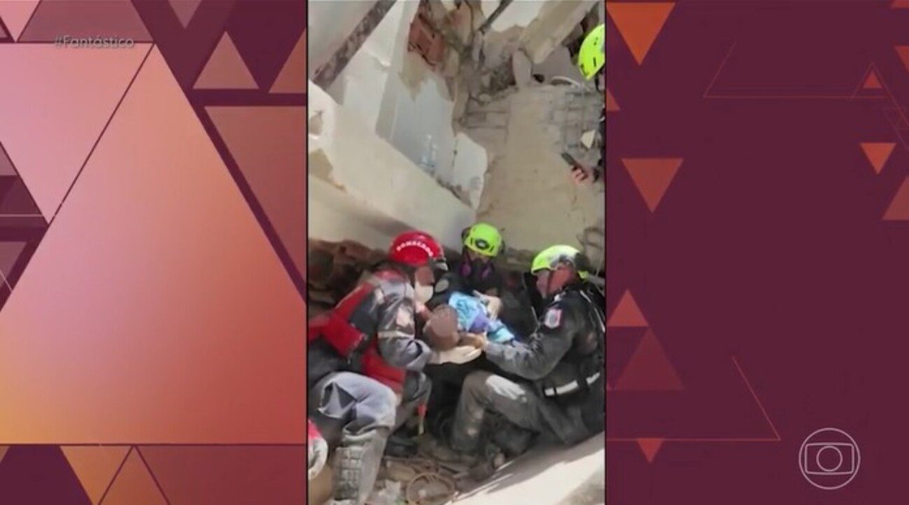 VÍDEO: Bebê de nove meses e a mãe são resgatados com vida em meio aos escombros na Venezuela