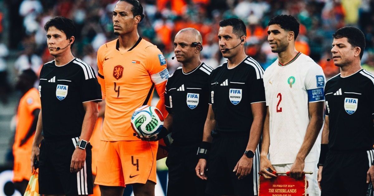 Wilton Pereira tem atuação “segura” e iguala recorde em Holanda x Marrocos